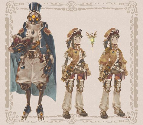 The Art of Moryo Apothecary Character, Steam Punk Character Design, Punk Character Design, Steampunk Character, Steampunk Couture, Chara Design, Concept Art Character, 2d Character, 영감을 주는 캐릭터