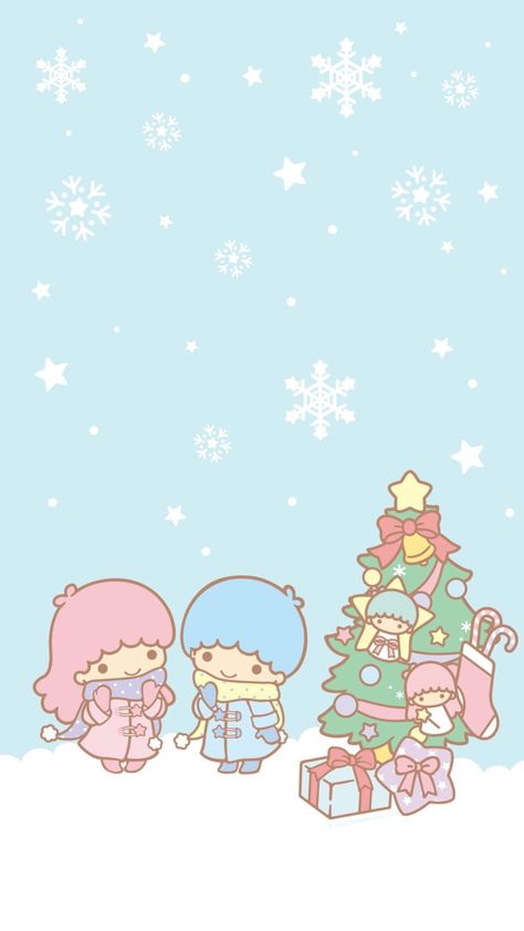 Wallpaper For Christmas, Grace Foster, Kawaii Christmas, Hello Kitty Characters, Funny Iphone Wallpaper, Cute Christmas Wallpaper, Cute Themes, Hello Kitty Backgrounds, Fun Christmas Decorations