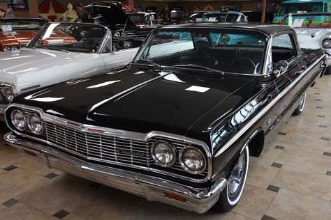 1964 Impala Ss, 1964 Impala, Chevy Ss, Cool Old Cars, Impala Ss, Lowrider Cars, Old School Cars, Street Racing Cars, Classy Cars