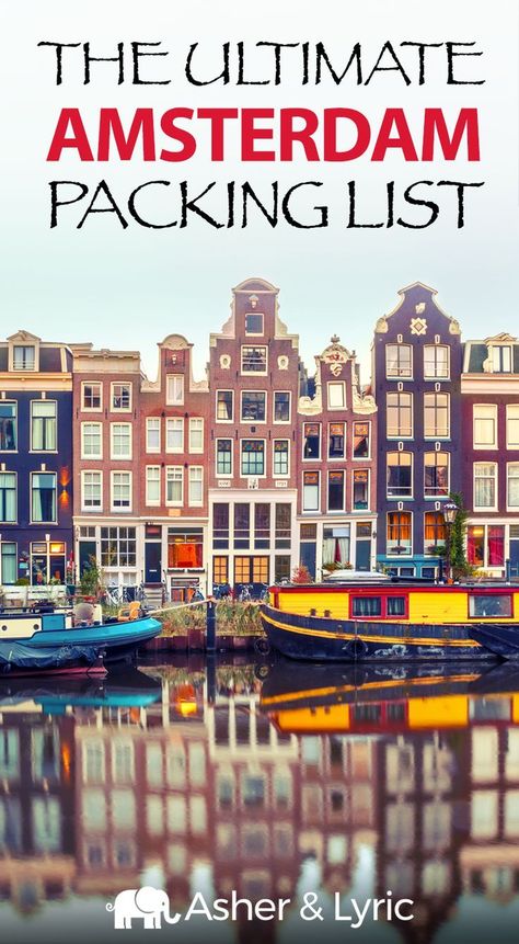 Amsterdam Packing List, What To Wear In Amsterdam, Visiting Copenhagen, Amsterdam Vacation, Amsterdam Red Light District, Visit Amsterdam, Travel Things, I Amsterdam, Quoi Porter