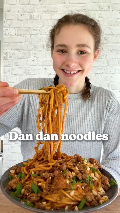 Maya // vegan recipes (@fitgreenmind) posted on Instagram • Mar 10, 2022 at 8:48pm UTC Maya Vegan Recipes, Tofu Crumbles, Dan Dan Noodles Recipe, Vegetarian Asian, Tofu Noodles, Sesame Paste, Dan Dan Noodles, Vegan Noodles, Vegan Asian