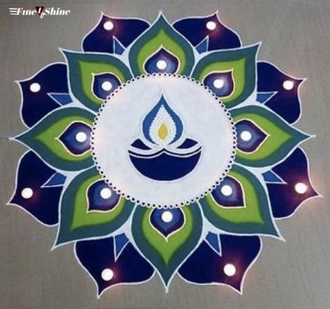 Easy Diwali Rangoli, Rangoli Designs For Competition, Very Easy Rangoli Designs, Rangoli Designs Photos, Rangoli Designs Simple Diwali, मेहंदी डिजाइन, Rangoli Simple, Easy Rangoli Designs Diwali, Rangoli Side Designs