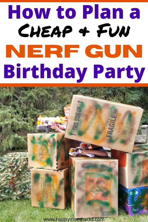 Battle Party, Nerf Birthday Party, Nerf Party, 9th Birthday Parties, Candyland Party, 10th Birthday Parties, Lifestyle Blogs, Birthday Party Planning, Mom Bloggers