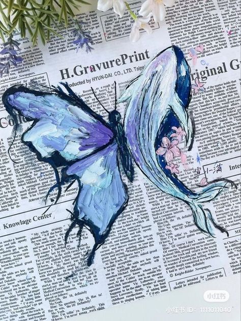 Butterfly Art Painting, Drawing Eyes, Drawing Hands, Seni Dan Kraf, Drawing Hair, Butterfly Drawing, Disegni Artistici, Arte Sketchbook, Inspiration Painting