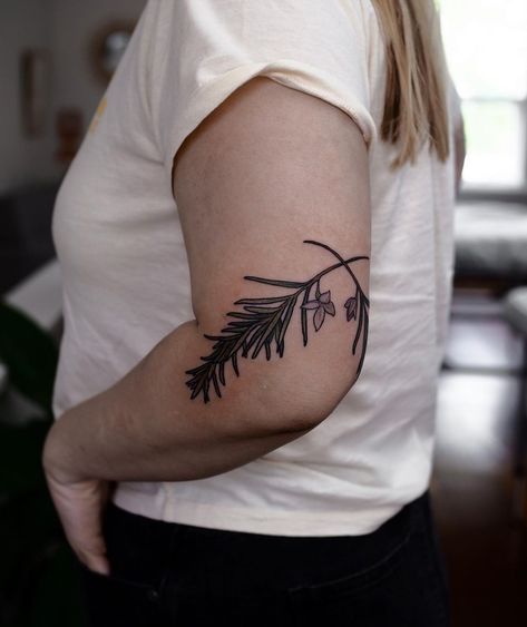 Rosemary Tattoo, Related Tattoos, Cage Tattoos, Belly Tattoos, Ribcage Tattoo, Beautiful Flower Tattoos, Rosemary Sprigs, Best Friend Tattoos, Subtle Tattoos