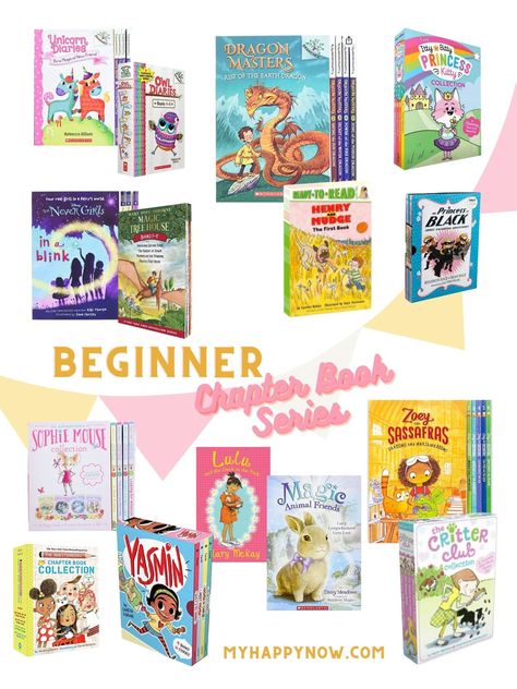 Beginner Chapter Book Series Beginner Chapter Books, 1st Grade Chapter Books, Fall Chapter Books For Kids, Easy Chapter Books, Princess Kitty, Sherrilyn Kenyon Books, Diverse Characters, Magic Treehouse, Owl Collection