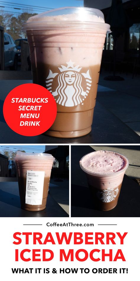 Iced Mocha Starbucks, Cookies And Cream Cold Brew, Mocha Drink Recipe, Strawberry Starbucks Drink, Starbucks Cookies, Starbucks Chocolate, Mocha Drink, Menu Drink, Best Starbucks Drinks