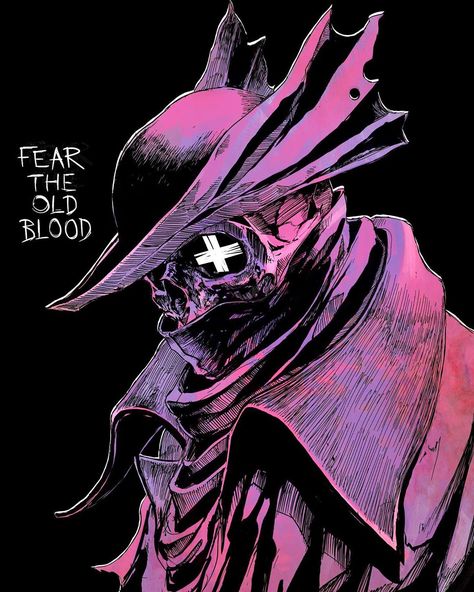 Rob Bowyer on Instagram: “Bloodborne prints available at MassiveFaceArt.com  Also I think I’m going to play Bloodborne again, I never finished the dlc because I’m…” Bloodborne Art, Old Blood, Demon Souls, Arte Punk, Arte 8 Bits, Dark Souls Art, 다크 판타지, Bloodborne, Soul Art