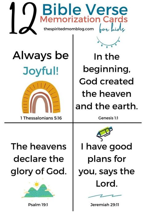 How To Memorize the Bible: 12 Short Verses for Kids (Ages 0-2) Kids Bible Verses To Memorize, Bible Verses For Toddlers To Memorize, Bible Verses For Kids To Memorize, Short Memory Verse, Easy Bible Verses For Kids, Kids Bible Verses, Preschool Bible Verses, Bible Buddies, Memory Verses For Kids