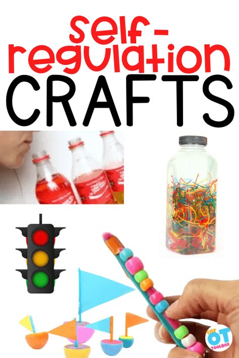 These self regulation crafts support emotional regulation and behavioral regulation needs in kids. These crafts are fun ways to help kids! Creative Handwriting, Emotional Regulation Activities, Emotional Intelligence Activities, Self Regulation Strategies, Zones Of Regulation, Emotions Activities, Kids Handwriting, Handwriting Activities, Sensory Crafts