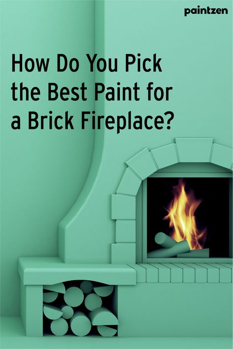 Painting a brick fireplace is an affordable way to easily update the look of your home, but how do you choose a paint color and product to get it done? We spoke with interior designers from our trade program who share all of the things you should consider when selecting the best paint for your fireplace. Painting A Brick Fireplace, Black Mantle Fireplace, Place Painting, Art Fireplace, Black Brick Wall, Painted Brick Fireplaces, Cozy Interior Design, Fireplace Tile Surround, Paint Fireplace