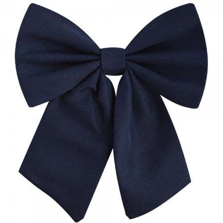 ⟪8-BIT⟫ 'Power Up' Comeback Stage #7 - Inkigayo Outfit | ShopLook Hair Bows For Women, Navy Blue Hair, Navy Hair, Blue Hair Bows, Blue Hair Accessories, Hair Bows For Girls, Bows For Girls, Women Cosplay, Fabric Navy