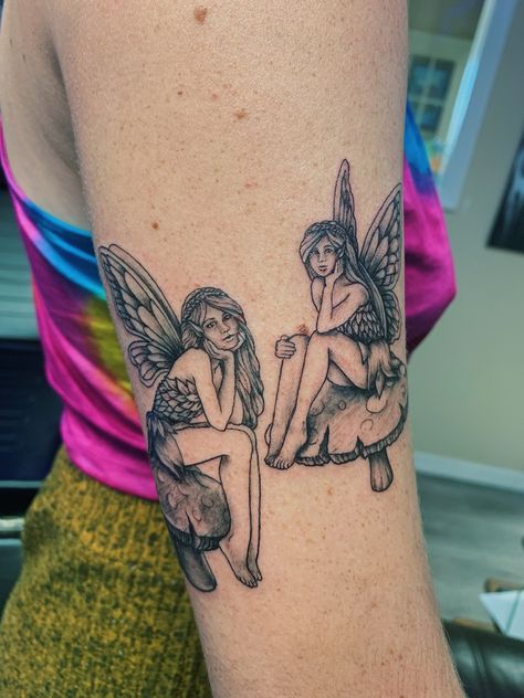 Fairies Holding Hands Tattoo, Forest Fairy Tattoo, Child Tattoo, Mother Tattoos For Children, Amy Brown Fairies, J Tattoo, Tattoo Pictures, Fairy Tattoo Designs, Amy Brown