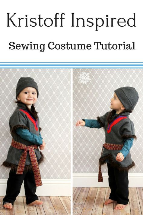 Kristoff Costume Sewing Pattern. Find this and hundreds of other Free Sewing Patterns and Tutorials at www.peekaboopages.com! Kristoff Costume, Halloween Sewing, Frozen Costume, Costume Tutorial, Costume For Kids, Halloween Express, Costume Sewing Patterns, Elsa Dress, Everyday Dress