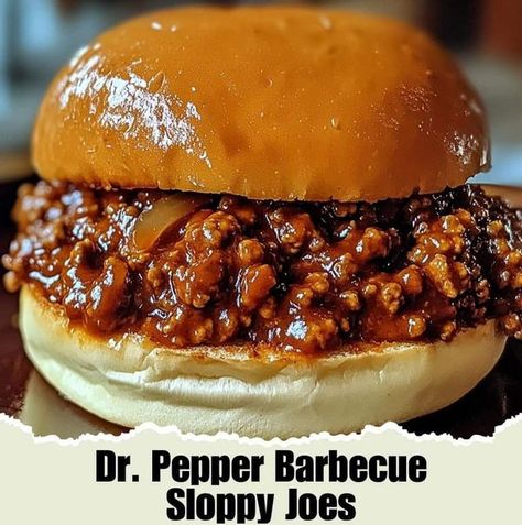 Grandma Tasty Recipes | 🍔 Dr. Pepper Barbecue Sloppy Joes - a sweet and savory twist | Facebook Sloppy Joes Recipes, Bbq Sloppy Joe Recipe, Bbq Sloppy Joes, Family Gathering Food, Cajun Recipes Authentic, Apple Pie Cheesecake, Apple Cheesecake, Cheesecake Pie, Sloppy Joes Recipe