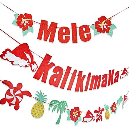 Mele Kalikimaka Christmas Party, Hawaiian Christmas Tree, Photo Backdrop Birthday, 90th Birthday Decorations, Hawaii Christmas, Winter Holiday Party, Banner Decor, Fiesta Party Decorations, Glitter Balloons