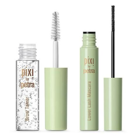 Eyebrows Makeup Products, Pixi Mascara, Pixi Makeup Products, Brow Makeup Products, Glam Aesthetic Makeup, Sephora Makeup Products, Pixi Products, Pixi Beauty Makeup, Lower Lash Mascara