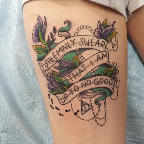 That's a wrap! Traditional Tattoo Quotes, Harry Potter Mom, Literary Tattoos Quotes, Hp Tattoo, Simple Tattoos For Women, Literary Tattoos, Mom Tattoo, Harry Potter Tattoos, Facial Tattoos