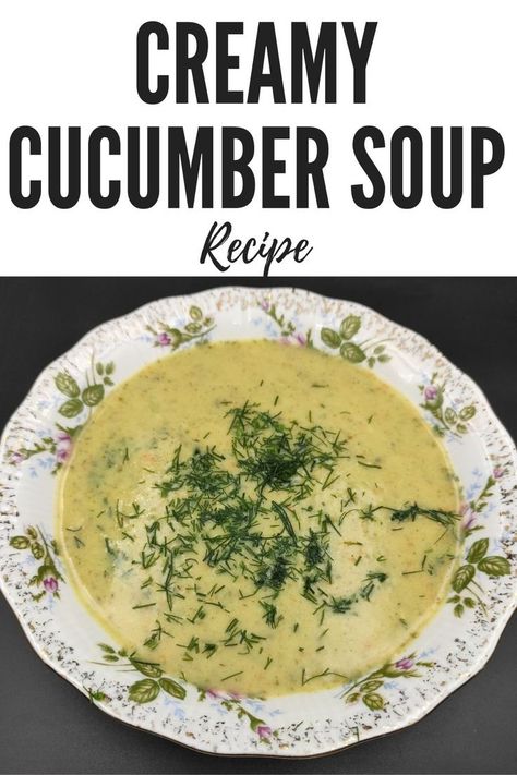 Creamy Cucumber Soup, Hot Cucumber Soup, Cooked Cucumber, Polish Soup, Beer Soup, Dill Pickle Soup, Pickle Soup, Cucumber Soup, Vegetable Chips