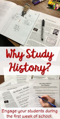 Why Study History, 7th Grade Social Studies, Why Study, Social Studies Education, Middle School History, High School Social Studies, 6th Grade Social Studies, World History Lessons, High School History