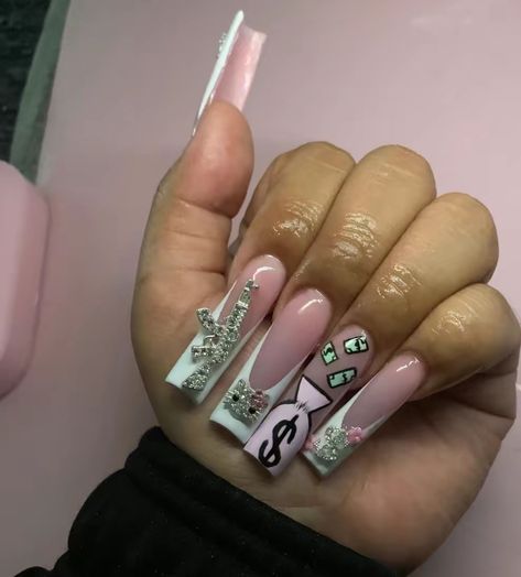 Character Nail Art Designs, Capricorn Nails, Pisces Nails, Nail Inspo Long, Character Nail Art, Practice Nails, Mauve Nails, Halloween Nails Easy, Acrylic Toe Nails