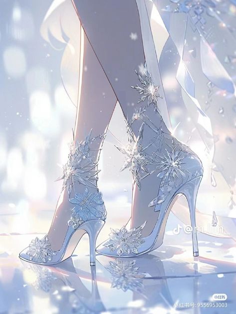 Fairy Heels, Christian Wilkins, Fashion Illustration Shoes, Artsy Shoes, Whimsical Shoes, Shoes Anime, Magic Shoes, Fairy Shoes, Creative Shoes