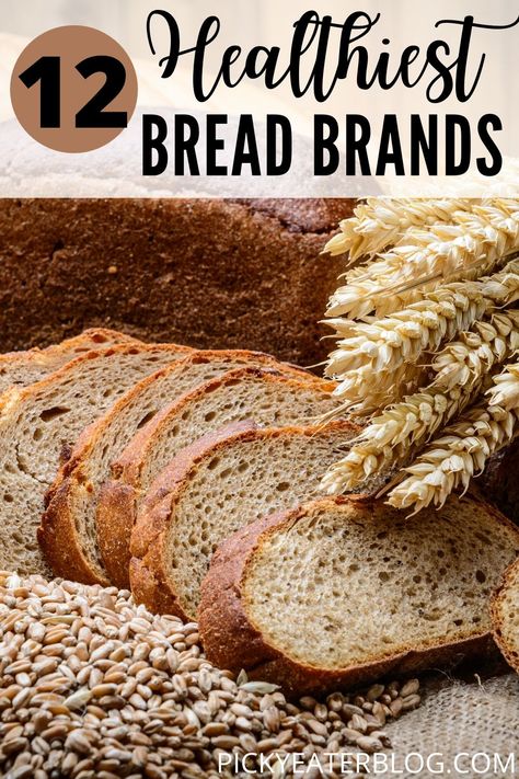 There are so many varieties of bread lining grocery store shelves these days, it can be hard to figure out which is the healthiest to buy. This guide will tell you the 12 healthiest bread brands available today, what to consider when buying bread, and what types of bread to avoid! Healthy Bread Options, Healthiest Homemade Bread, Healthiest Bread Recipe, Healthiest Bread, Heart Healthy Bread, Healthy Breads, Cardiologist Recommended Bread, Clean Eating Bread, Health Benefits Of Sourdough Bread