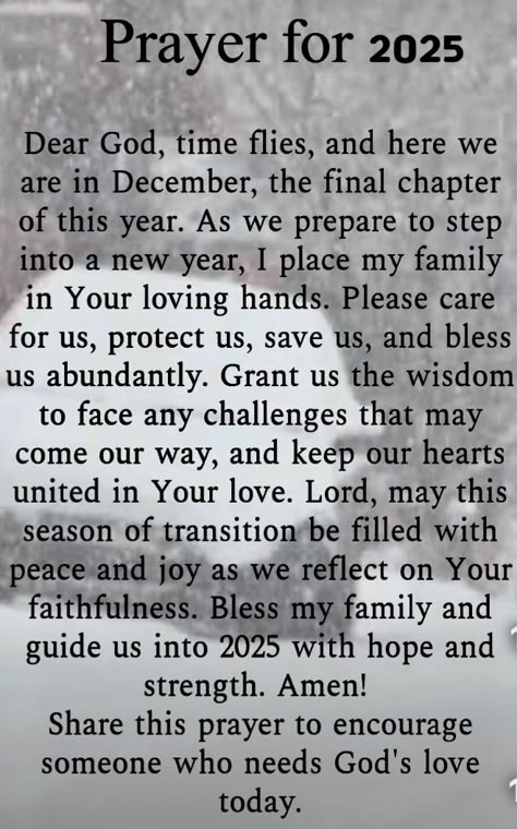 New Years Prayer 2025, New Year Prayer Quote Faith, Catholic New Year, Prayer For The New Year 2025, New Years Prayer 2024, Prayer Board Prayers, Prayers For 2025, Prayer For New Year 2025, Prayer For 2025