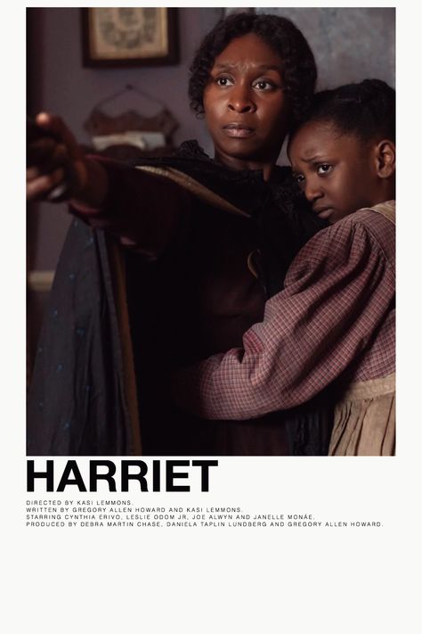 Harriet Movie Poster, Harriet Movie, Film Instagram, Tv Posters, Leslie Odom Jr, Cynthia Erivo, Film Posters Minimalist, Janelle Monáe, Film Poster