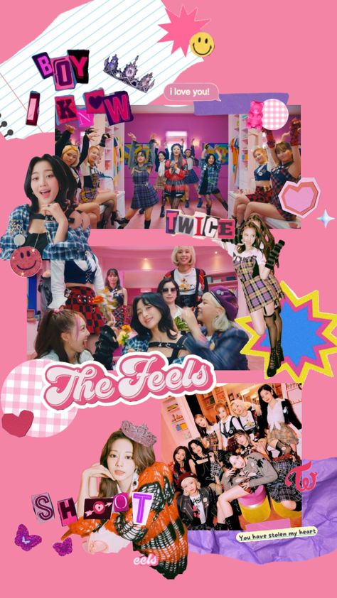 #twice 🦢💕✨ @HaLy_143 #comp #twicekpop #kpopgg #kpopcollage Twice Aesthetic, Twice Kpop, Love You, Feelings, Collage