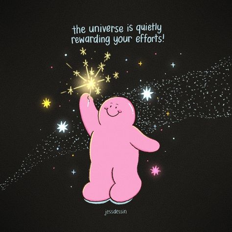 The universe is silently rewarding your efforts. 🌌 #Manifestation #GoodVibes #TrustTheProcess #mrbubbles #nimbus #petals #jessdessin #illustration #cuteillustrations #characterdesign #art #digitalart Kindness Mantra, Quotes About Dream, Quotes Icon, Mr Bubbles, Quote Widget, Ipad Black, Happy Video, Positive Quote Poster, Toxic Positivity