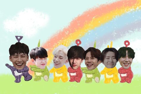 Got7 Fanart, Got7 Aesthetic, Got7 Mark Tuan, Come & Get It, Cute Desktop Wallpaper, Got7 Mark, Got7 Jackson, Happy Pills, Mark Tuan