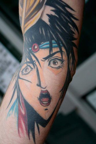 Kagero tattoo from Ninja Scroll Ninja Scroll, Ink Tattoo, Portrait Tattoo, Tatting, Old Things, Tattoos, Anime