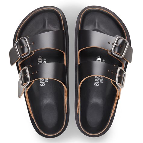 Arizona Jil Sander | shop online at BIRKENSTOCK Mission Fits, Adidas Shoe, Black Birkenstock, Mode Shoes, Summer Shoe, Kaia Gerber, Footbed Sandals, Birkenstock Sandals, Looks Style