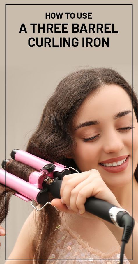 This tool is different from the flat irons and curling wands available in the market. Read on to check how to use it. Wavy Hair Tools, Three Barrel Curling Iron, Curly Hair Dos, Wand Curling Iron, Curling Wands, Barrel Curling Iron, Curling Hair With Wand, Curling Iron Hairstyles, Flat Irons