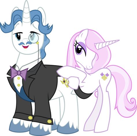 Fleur De Lis & Fancy Pants My Little Pony Boys, Mlp Vector, My Little Pony Princess, Mlp Characters, Mlp Fan Art, My Little Pony Drawing, Demon King Anime, Mlp Pony, Pony Drawing