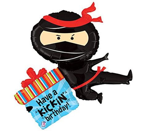 Ninja Party Decorations, Ninja Themed Birthday Party, Ninja Party Favor, Ninja Design, Favor Bags Birthday, Birthday Treat Bags, Ninja Birthday Parties, 38th Birthday, Ninja Birthday