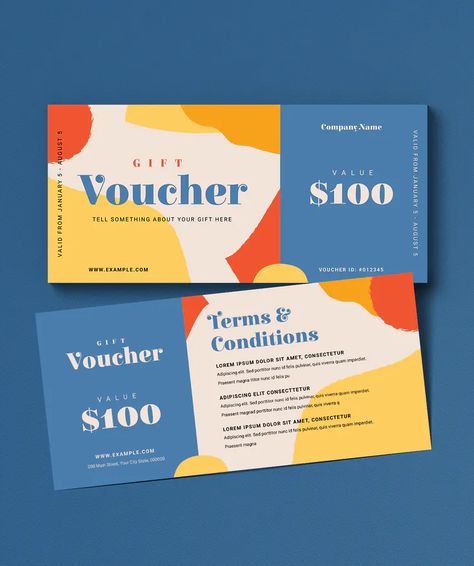 Hangtag Design, Gift Voucher Template, Gift Voucher Design, Sunday Market, Voucher Template, Voucher Design, Gift Card Design, Ticket Design, Art Cart