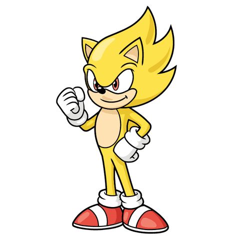 Super Sonic Drawing, New Drawing Ideas, Sonic Drawing, How To Draw Sonic, Easy Drawing Guides, Drawing Steps, Drawing Guides, Easy Drawing Tutorial, Super Sonic