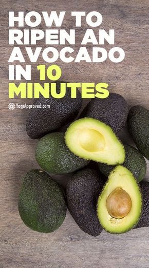 How To Soften Avacodo, Rippen An Avocado Fast, How To Ripen Avocados Quickly, Ripen Avocado, Unripe Avocado, How To Ripen Avocados, Avocado Dessert, Food Info, Avocado Recipes