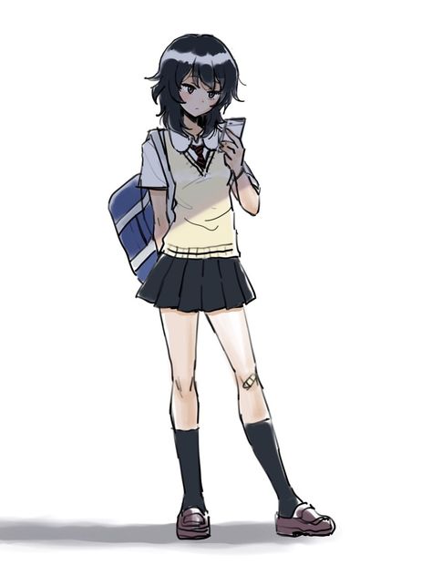 Manga School, Japanese Uniform, Tomboy Art, Anime Uniform, Drawing Anime Clothes, Girls Uniforms, Anime Character Drawing, Anime Poses Reference, Anime Poses