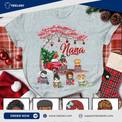 Personalized Grandma Nana Christmas Shirt Nana With Grandkids Name Red Truck Snowman Shirt Hn98. A timeless, fashionable, and adaptable shirt. Crafted from premium fabric, it provides both comfort and a classic appearance. This shirt is a wardrobe must-have since it works well for both professional and informal settings. available in a range of sizes and colors to complement your own style. #grandma nana #red truck #grandma #personalized #christmas #Shirt #Teeloki Nana Christmas, Snowman Shirt, Personalized Grandma, Realtor Gifts, Christmas Decor Ideas, Red Truck, Personalized Christmas Gifts, Christmas 2024, Best Christmas Gifts