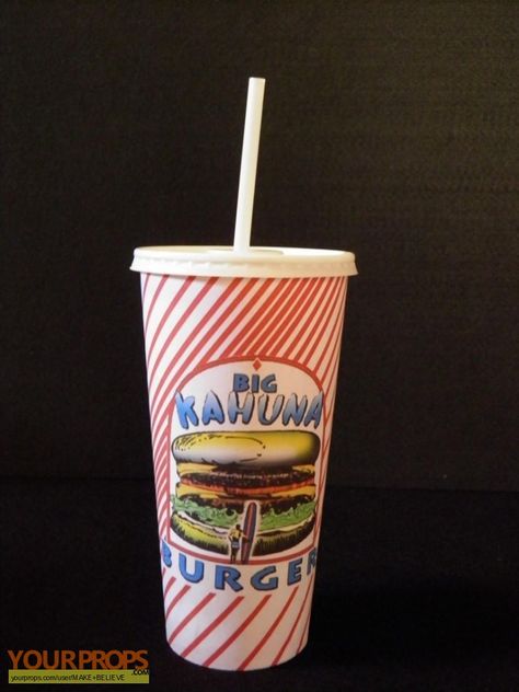 Big Kahuna Burger Cup Pulp Fiction Tattoo, Movie Storage, Blender Inspiration, Big Kahuna Burger, Truck Restaurant, American Fast Food, Tarantino Films, 90s Stuff, Big Kahuna