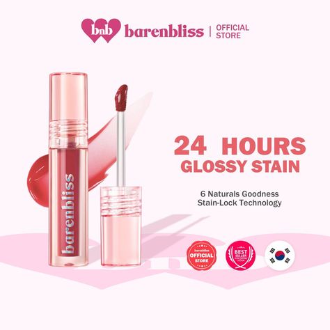 D9 Mega Campaign is coming! Look at this great deal! Product Name: barenbliss BNB Peach Makes Perfect Lip Tint Korea Lip Gloss 24Hour Glossy Stain Product Price: ₱399 Discount Price: ₱279 https://s.lazada.com.ph/s.iaVSG?cc Lip Gloss Design, Lipstick Campaign, Glossier Packaging, Peach Scent, Instagram Graphic Design, Gentle Face Wash, Fashion Poster Design, Pink Lip Gloss, Perfect Lips