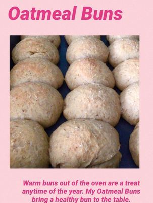 Easy and healthy fresh buns Oatmeal Buns Recipes, Oat Buns Recipe, Noom Recipes, Quick Buns, Oatmeal Flour, Quick Oatmeal, Mini Bun, Homemade Oatmeal, Oatmeal Bread