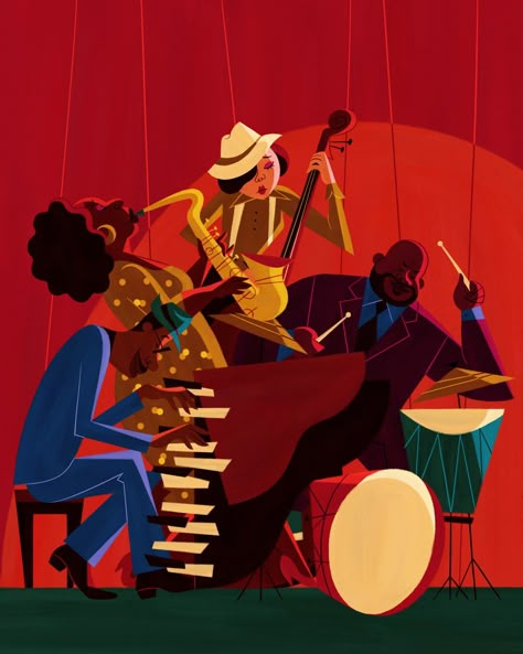 Jazz Quartet, Musica Salsa, Jazz Cat, Jazz Poster, Jazz Art, Wallpaper Disney, Afrocentric Art, Walt Disney Animation, Jazz Club