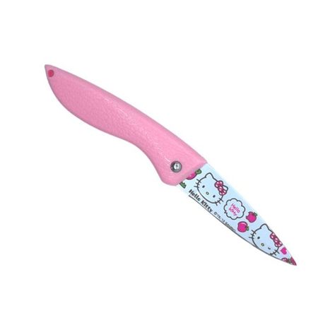 Knife Png, Knife Aesthetic, Y2k Icons, Pink Kitty, Pretty Knives, Png Aesthetic, Hello Kitty Items, Phone Themes, Pink Bow