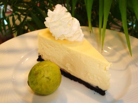 Copycat Cheesecake Factory Recipes - Food.com Key Lime Cheesecake Recipe, Key Lime Pie Cheesecake, Cheesecake Factory Copycat, Cheesecake Factory Recipes, Key Lime Cheesecake, Pie Cheesecake, Lime Cheesecake, Best Cheesecake, Cake Factory