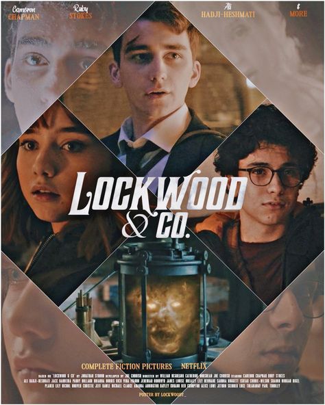 Lockwood And Co Poster, Making Posters, Dystopian Fiction Books, Jonathan Stroud, Fire Drill, Promotion Poster, View Quotes, Lockwood And Co, Cool Captions