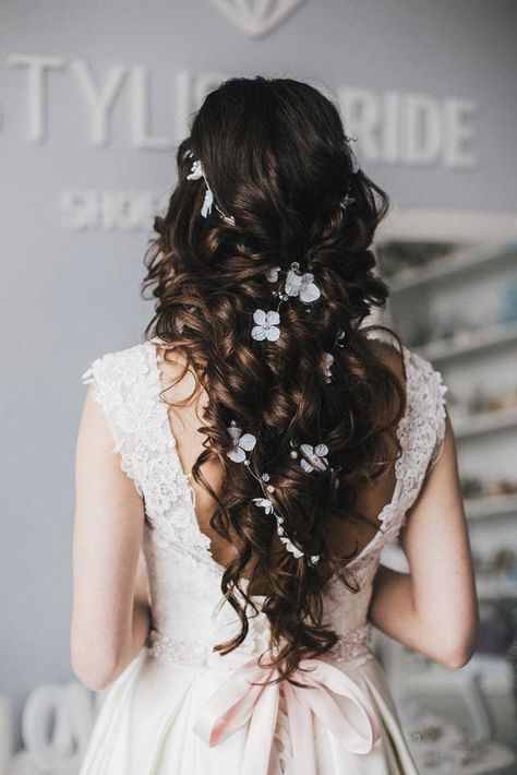 Boho wedding hair